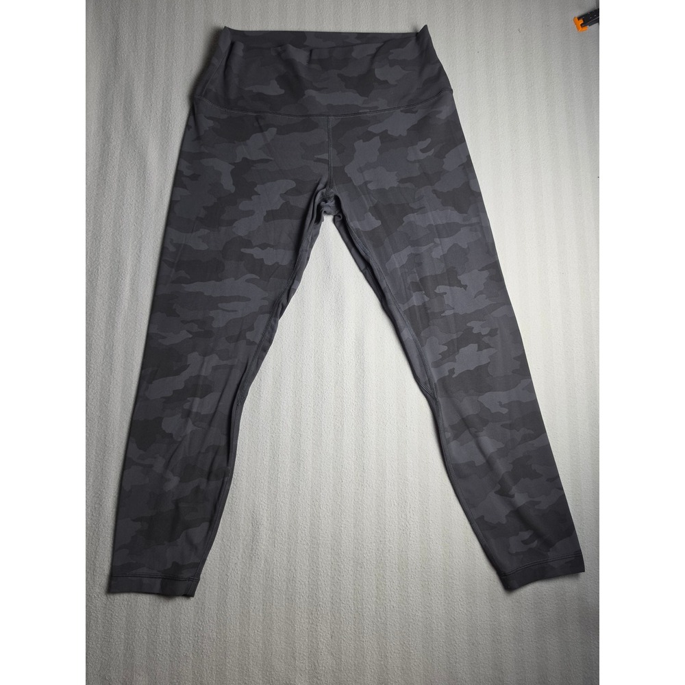 Lululemon Align High-Rise Pant 25 Heritage 365 Camo Deep Coal Multi Grey Size 12
